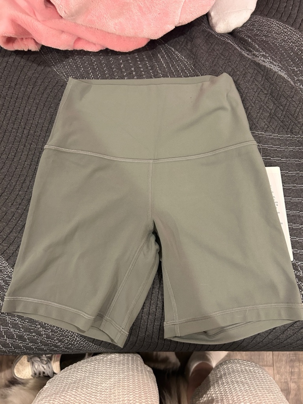 lululemon athletica High-Rise Bike Shorts in Sage